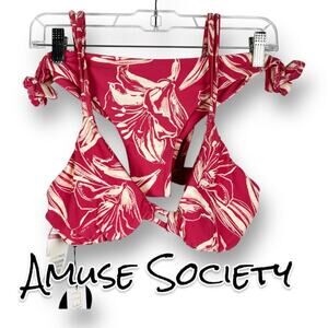 New With Tags Amuse Society Beach Vida Bling Korben Bikini Swimsuit Womens Sz L
